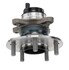 WE61866 by NTN - Wheel Bearing and Hub Assembly - Steel, Natural, with Wheel Studs