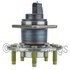 WE60699 by NTN - Wheel Bearing and Hub Assembly - Steel, Natural, with Wheel Studs