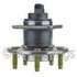 WE60712 by NTN - Wheel Bearing and Hub Assembly - Steel, Natural, with Wheel Studs