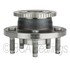 WE60743 by NTN - Wheel Bearing and Hub Assembly - Steel, Natural, with Wheel Studs