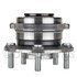 WE60764 by NTN - Wheel Bearing and Hub Assembly - Steel, Natural, with Wheel Studs