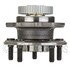 WE60753 by NTN - Wheel Bearing and Hub Assembly - Steel, Natural, with Wheel Studs