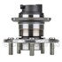 WE60754 by NTN - Wheel Bearing and Hub Assembly - Steel, Natural, with Wheel Studs