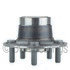 WE60787 by NTN - Wheel Bearing and Hub Assembly - Steel, Natural, with Wheel Studs