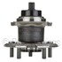 WE60770 by NTN - Wheel Bearing and Hub Assembly - Steel, Natural, with Wheel Studs