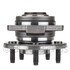 WE60798 by NTN - Wheel Bearing and Hub Assembly - Steel, Natural, with Wheel Studs