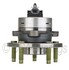 WE60800 by NTN - Wheel Bearing and Hub Assembly - Steel, Natural, with Wheel Studs