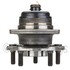 WE60793 by NTN - Wheel Bearing and Hub Assembly - Steel, Natural, with Wheel Studs
