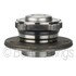 WE60805 by NTN - Wheel Bearing and Hub Assembly - Steel, Natural, without Wheel Studs