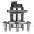 WE60844 by NTN - Wheel Bearing and Hub Assembly - Steel, Natural, with Wheel Studs