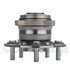 WE60846 by NTN - Wheel Bearing and Hub Assembly - Steel, Natural, with Wheel Studs