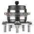 WE60824 by NTN - Wheel Bearing and Hub Assembly - Steel, Natural, with Wheel Studs