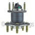 WE60866 by NTN - Wheel Bearing and Hub Assembly - Steel, Natural, with Wheel Studs