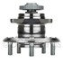 WE60857 by NTN - Wheel Bearing and Hub Assembly - Steel, Natural, with Wheel Studs