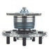 WE60886 by NTN - Wheel Bearing and Hub Assembly - Steel, Natural, with Wheel Studs