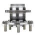 WE60921 by NTN - Wheel Bearing and Hub Assembly - Steel, Natural, with Wheel Studs