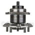 WE60957 by NTN - Wheel Bearing and Hub Assembly - Steel, Natural, with Wheel Studs