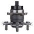 WE60942 by NTN - Wheel Bearing and Hub Assembly - Steel, Natural, with Wheel Studs