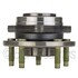 WE60975 by NTN - Wheel Bearing and Hub Assembly - Steel, Natural, with Wheel Studs