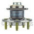 WE61002 by NTN - Wheel Bearing and Hub Assembly - Steel, Natural, with Wheel Studs