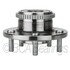 WE61026 by NTN - Wheel Bearing and Hub Assembly - Steel, Natural, with Wheel Studs