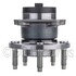 WE61013 by NTN - Wheel Bearing and Hub Assembly - Steel, Natural, with Wheel Studs