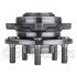 WE61071 by NTN - Wheel Bearing and Hub Assembly - Steel, Natural, with Wheel Studs
