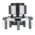 WE61096 by NTN - Wheel Bearing and Hub Assembly - Steel, Natural, with Wheel Studs