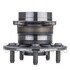 WE61081 by NTN - Wheel Bearing and Hub Assembly - Steel, Natural, with Wheel Studs