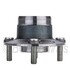 WE61083 by NTN - Wheel Bearing and Hub Assembly - Steel, Natural, with Wheel Studs