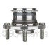 WE61143 by NTN - Wheel Bearing and Hub Assembly - Steel, Natural, with Wheel Studs