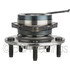 WE61135 by NTN - Wheel Bearing and Hub Assembly - Steel, Natural, with Wheel Studs