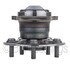 WE61153 by NTN - Wheel Bearing and Hub Assembly - Steel, Natural, with Wheel Studs