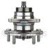 WE61184 by NTN - Wheel Bearing and Hub Assembly - Steel, Natural, with Wheel Studs