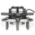 WE61185 by NTN - Wheel Bearing and Hub Assembly - Steel, Natural, with Wheel Studs