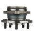 WE61169 by NTN - Wheel Bearing and Hub Assembly - Steel, Natural, with Wheel Studs
