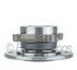 WE61196 by NTN - Wheel Bearing and Hub Assembly - Steel, Natural, with Wheel Studs