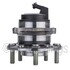 WE61202 by NTN - Wheel Bearing and Hub Assembly - Steel, Natural, with Wheel Studs