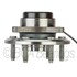 WE61231 by NTN - Wheel Bearing and Hub Assembly - Steel, Natural, with Wheel Studs