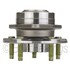 WE61216 by NTN - Wheel Bearing and Hub Assembly - Steel, Natural, with Wheel Studs