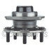 WE61222 by NTN - Wheel Bearing and Hub Assembly - Steel, Natural, with Wheel Studs