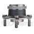 WE61245 by NTN - Wheel Bearing and Hub Assembly - Steel, Natural, with Wheel Studs