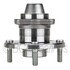 WE61275 by NTN - Wheel Bearing and Hub Assembly - Steel, Natural, with Wheel Studs