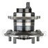 WE61277 by NTN - Wheel Bearing and Hub Assembly - Steel, Natural, with Wheel Studs