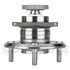 WE61278 by NTN - Wheel Bearing and Hub Assembly - Steel, Natural, with Wheel Studs