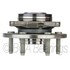 WE61286 by NTN - Wheel Bearing and Hub Assembly - Steel, Natural, with Wheel Studs