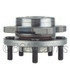 WE61291 by NTN - Wheel Bearing and Hub Assembly - Steel, Natural, with Wheel Studs