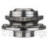 WE61282 by NTN - Wheel Bearing and Hub Assembly - Steel, Natural, without Wheel Studs