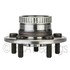 WE61340 by NTN - Wheel Bearing and Hub Assembly - Steel, Natural, with Wheel Studs