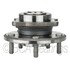 WE61365 by NTN - Wheel Bearing and Hub Assembly - Steel, Natural, with Wheel Studs